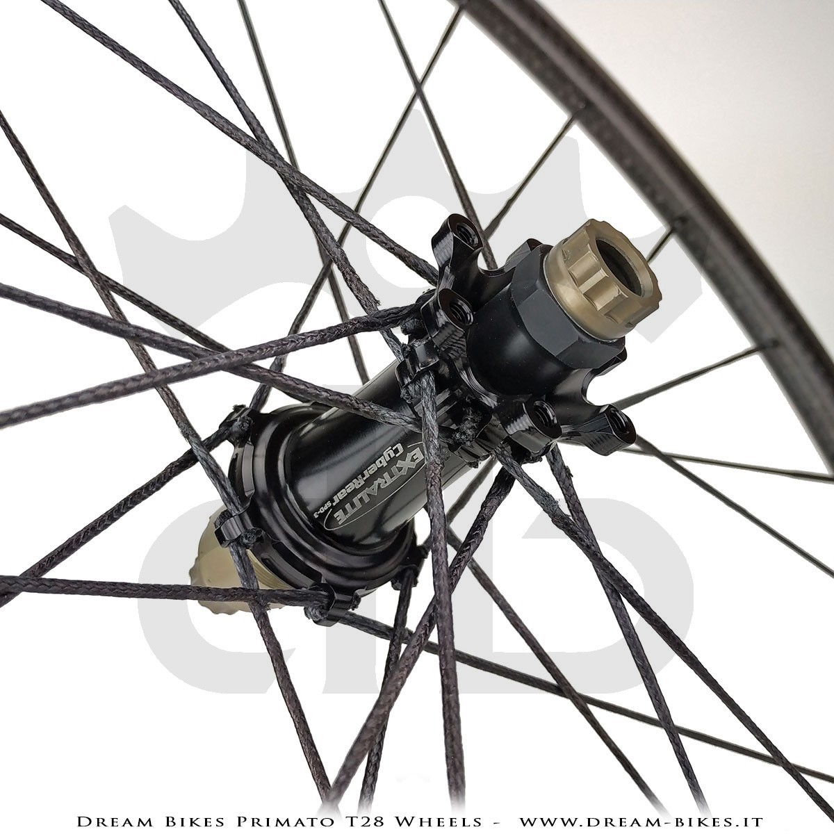 GrigioCarbonio Primato T28 Disc Tubular Wheels - 820 gr.