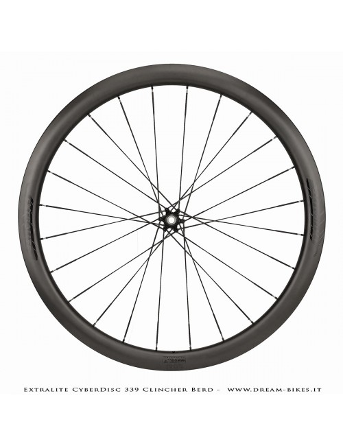 Extralite CyberDisc 339 Clincher Berd, Disc Road Wheels - 990 gr.