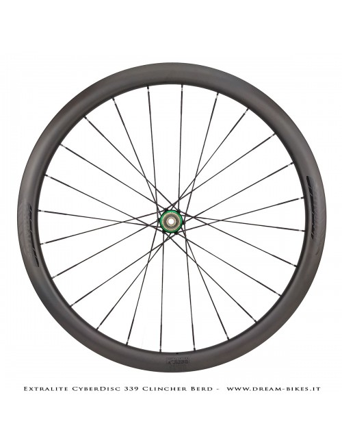 Extralite CyberDisc 339 Clincher Berd, Disc Road Wheels - 990 gr.