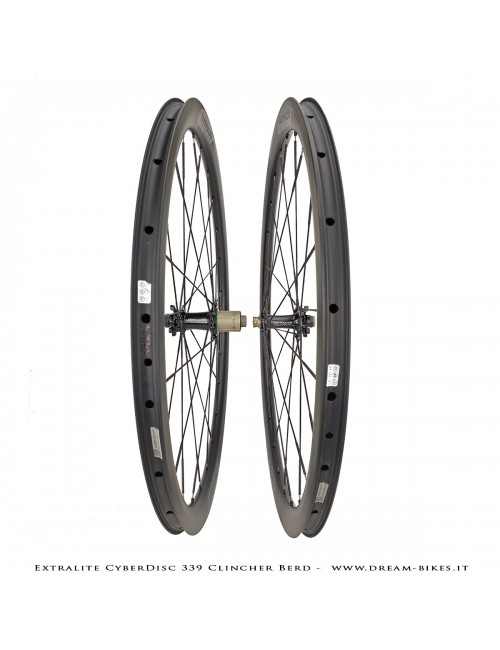 Extralite CyberDisc 339 Clincher Berd, Disc Road Wheels - 990 gr.