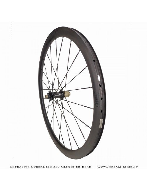 Extralite CyberDisc 339 Clincher Berd, Disc Road Wheels - 990 gr.