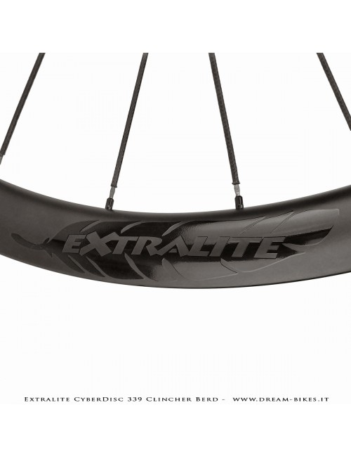 Extralite CyberDisc 339 Clincher Berd, Disc Road Wheels - 990 gr.