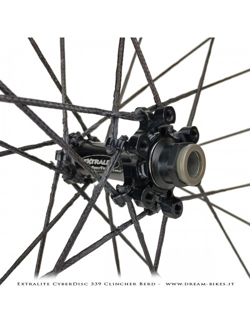 Extralite CyberDisc 339 Clincher Berd, Disc Road Wheels - 990 gr.