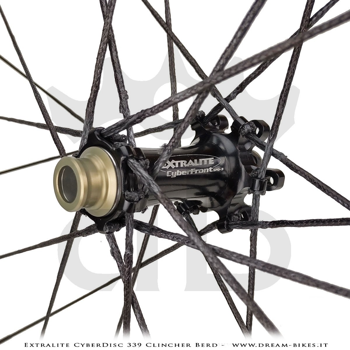 Extralite CyberDisc 339 Clincher Berd, Disc Road Wheels - 990 gr.