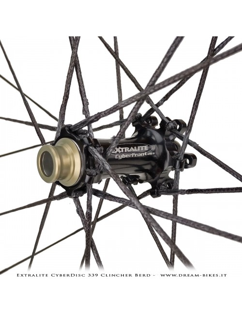 Extralite CyberDisc 339 Clincher Berd, Disc Road Wheels - 990 gr.