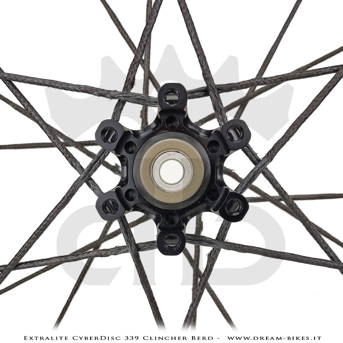 Extralite CyberDisc 339 Clincher Berd, Disc Road Wheels - 990 gr.