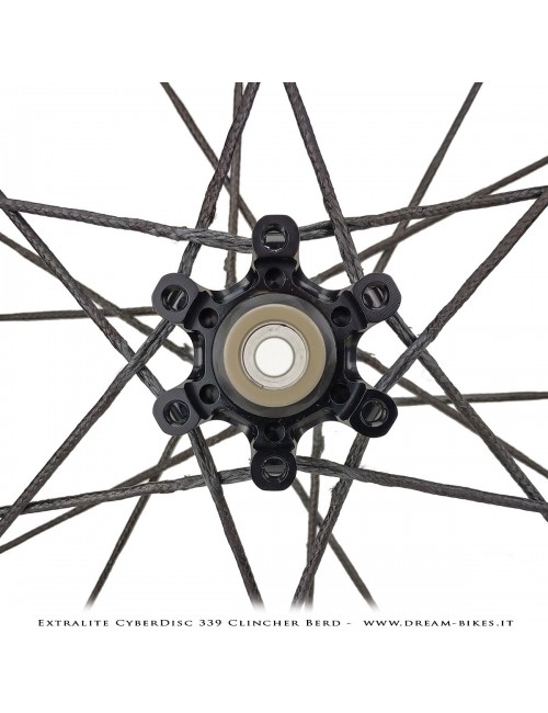 Extralite CyberDisc 339 Clincher Berd, Disc Road Wheels - 990 gr.