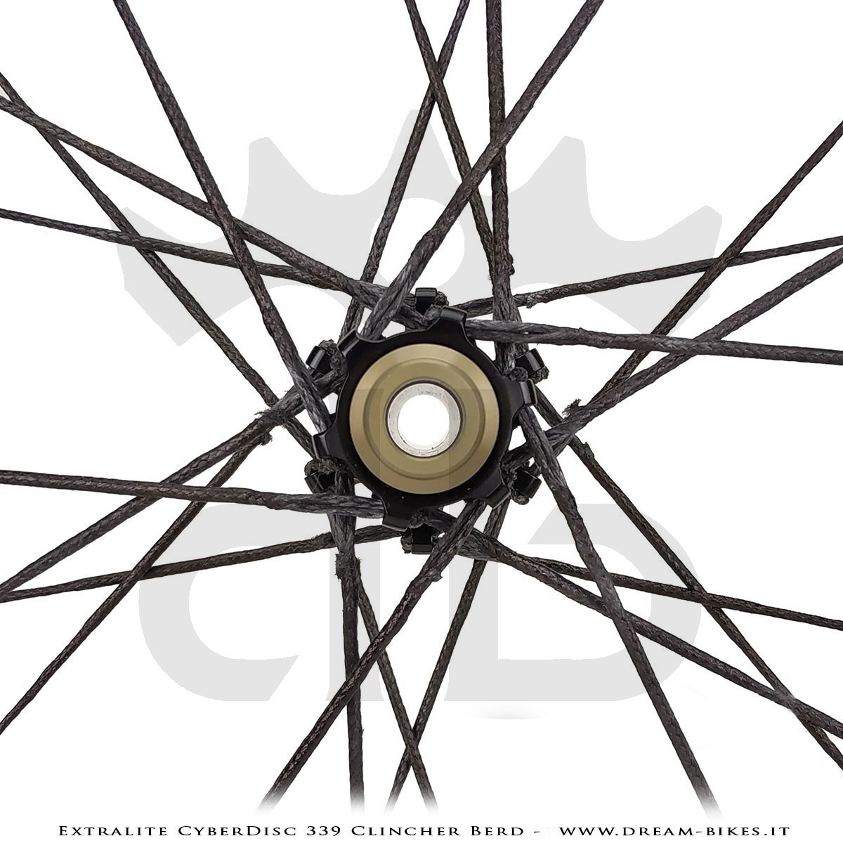 Extralite CyberDisc 339 Clincher Berd, Disc Road Wheels - 990 gr.