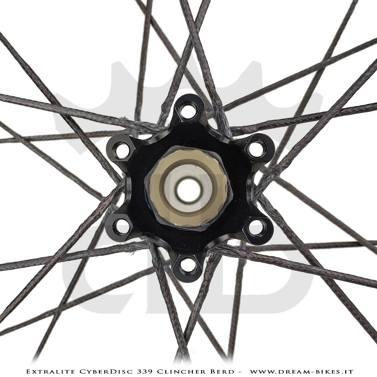 Extralite CyberDisc 339 Clincher Berd, Disc Road Wheels - 990 gr.