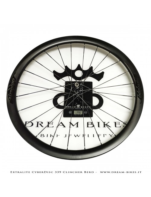 Extralite CyberDisc 339 Clincher Berd, Disc Road Wheels - 990 gr.