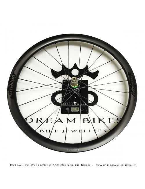 Extralite CyberDisc 339 Clincher Berd, Ruote Strada Disco - 990 gr.