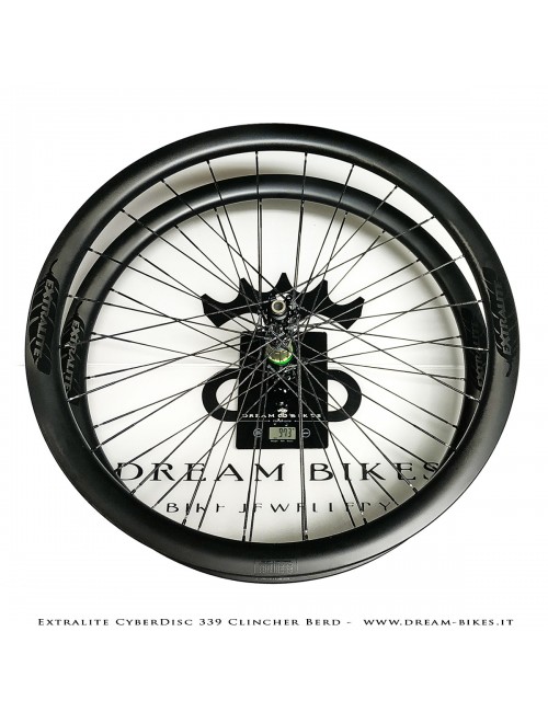 Extralite CyberDisc 339 Clincher Berd, Disc Road Wheels - 990 gr.