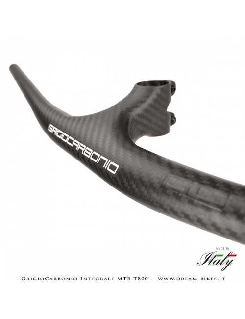 GrigioCarbonio Integrale MTB T800 Manubrio Carbon Ultraleggero da 139 gr.