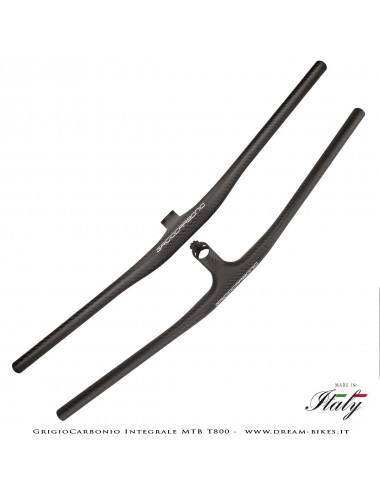 GrigioCarbonio Integrale MTB T800 Manubrio Carbon Ultraleggero da 139 gr.