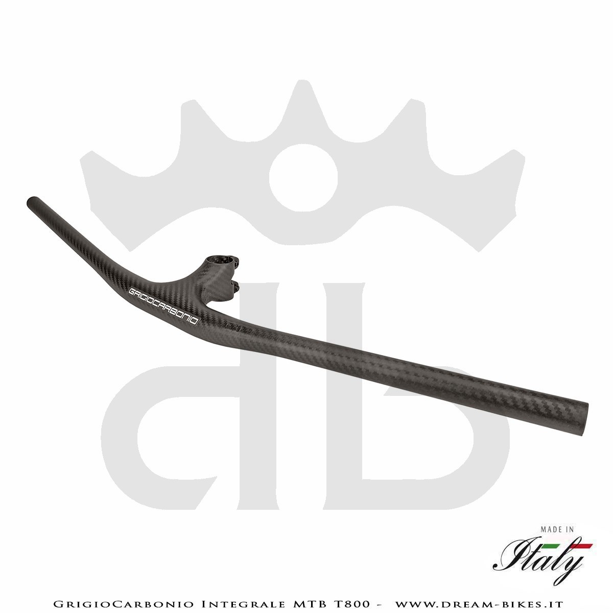 GrigioCarbonio Integrale MTB T800 Ultralight Carbon Handlebar from 139 gr.