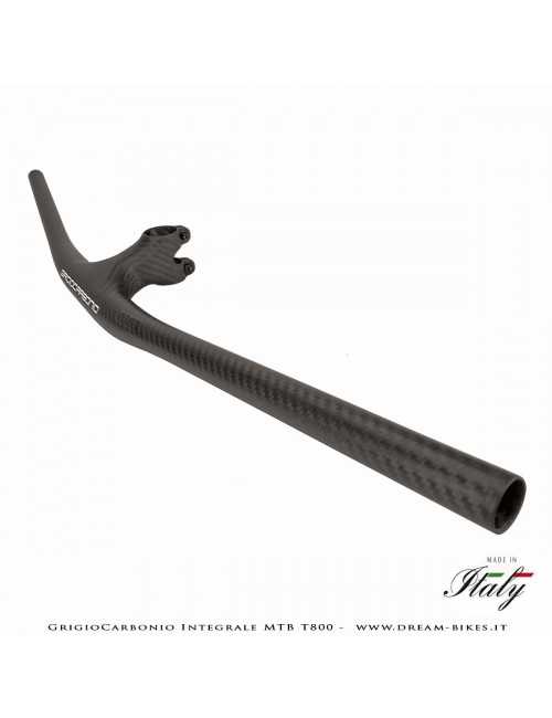 GrigioCarbonio Integrale MTB T800 Manubrio Carbon Ultraleggero da 139 gr.