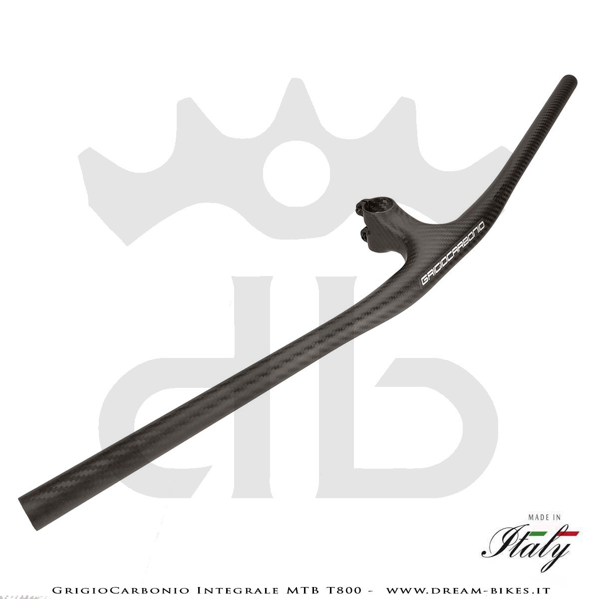 GrigioCarbonio Integrale MTB T800 Ultralight Carbon Handlebar from 139 gr.