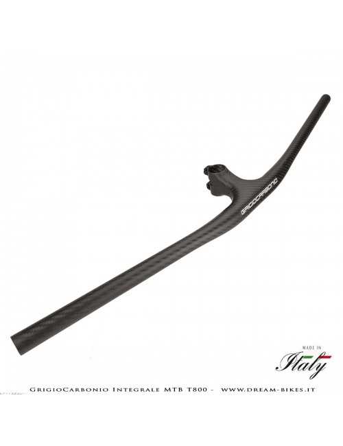 GrigioCarbonio Integrale MTB T800 Manubrio Carbon Ultraleggero da 139 gr.