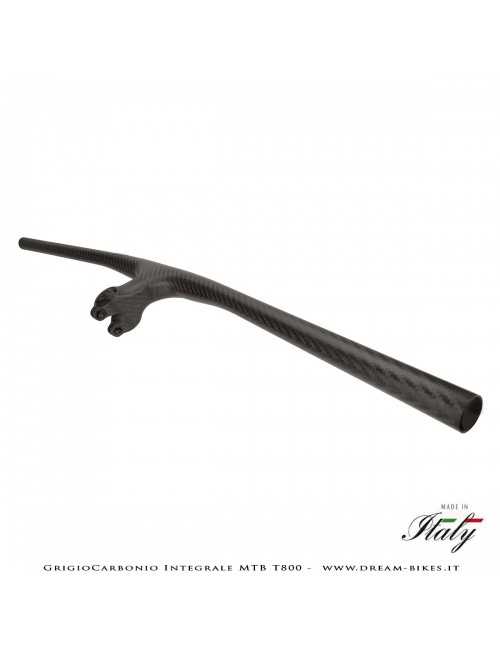 GrigioCarbonio Integrale MTB T800 Manubrio Carbon Ultraleggero da 139 gr.