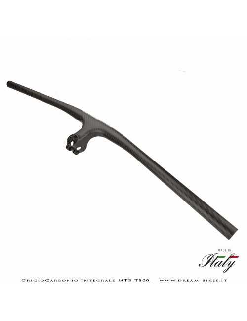 GrigioCarbonio Integrale MTB T800 Manubrio Carbon Ultraleggero da 139 gr.