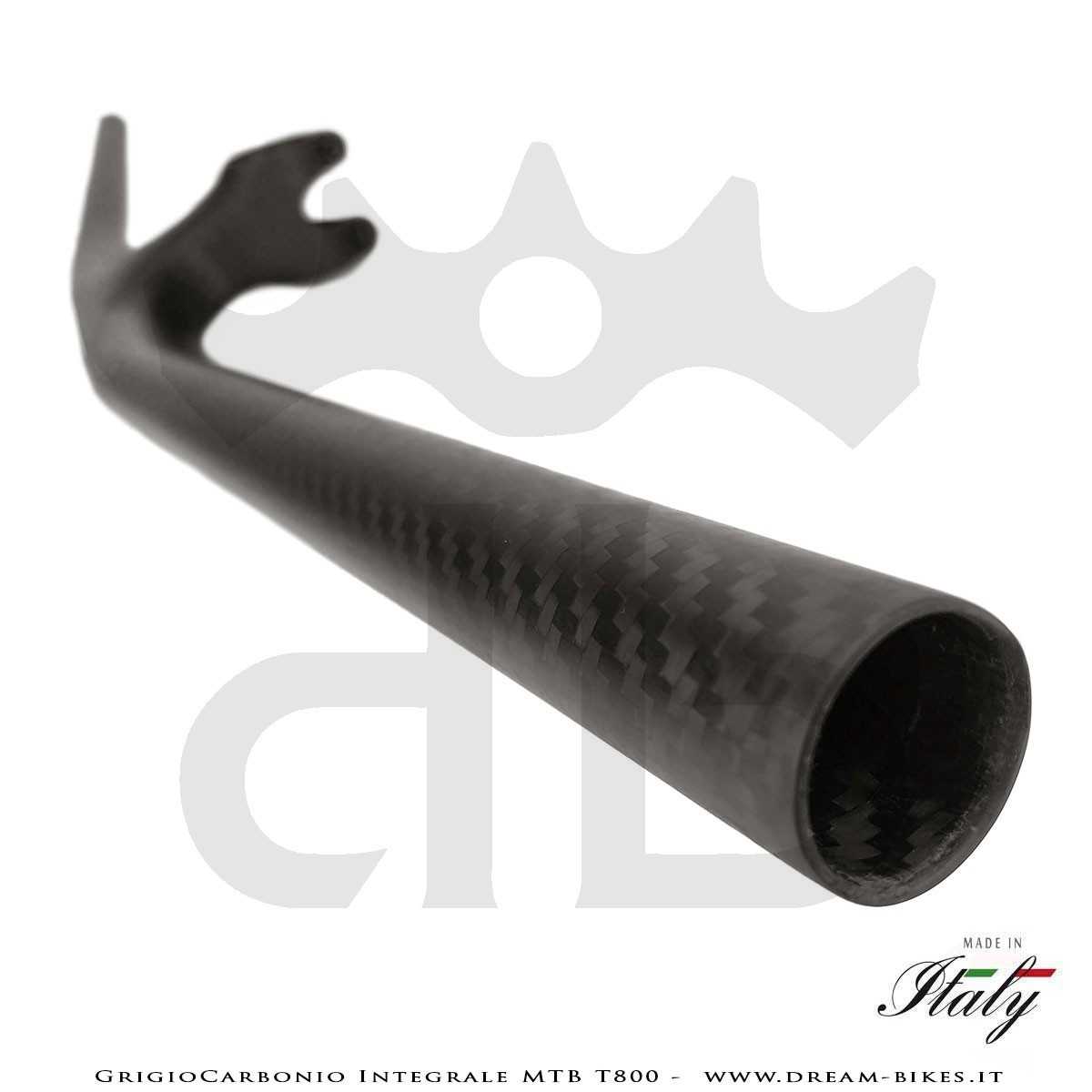 GrigioCarbonio Integrale MTB T800 Manubrio Carbon Ultraleggero da 139 gr.