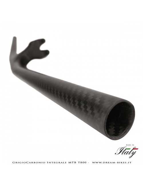 GrigioCarbonio Integrale MTB T800 Manubrio Carbon Ultraleggero da 139 gr.