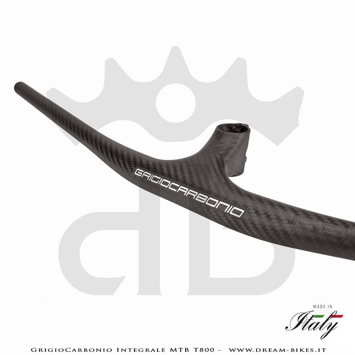 GrigioCarbonio Integrale MTB T800 Ultralight Carbon Handlebar from 139 gr.