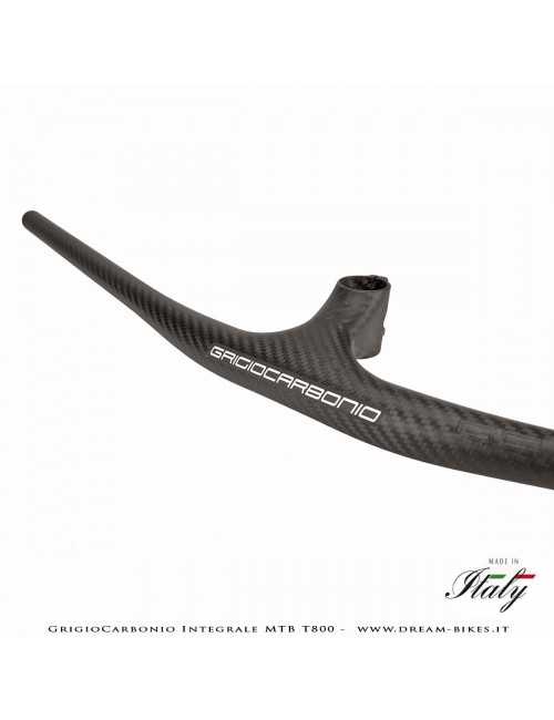 GrigioCarbonio Integrale MTB T800 Manubrio Carbon Ultraleggero da 139 gr.
