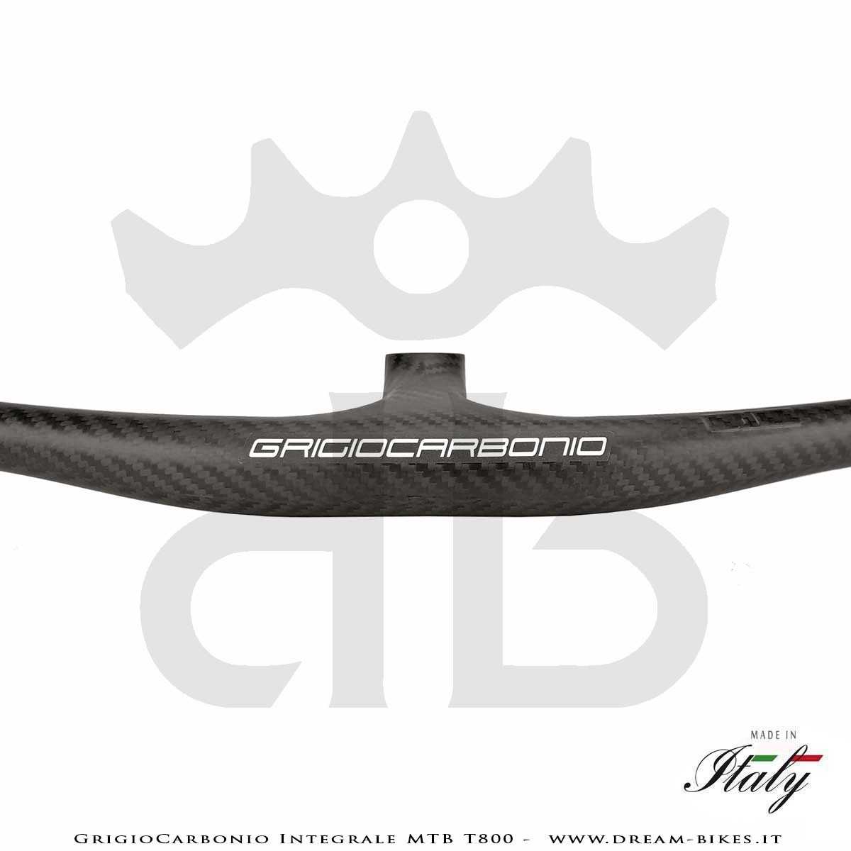 GrigioCarbonio Integrale MTB T800 Manubrio Carbon Ultraleggero da 139 gr.
