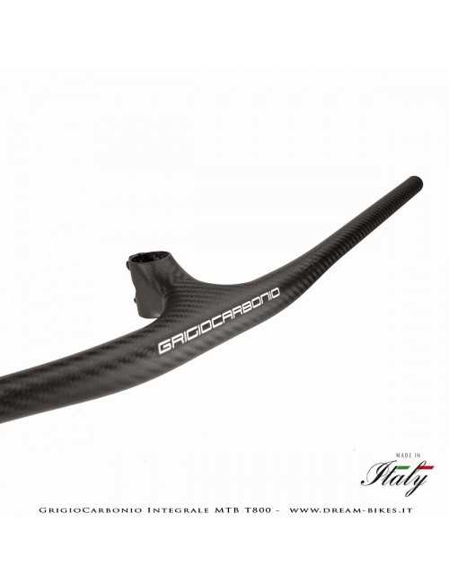 GrigioCarbonio Integrale MTB T800 Manubrio Carbon Ultraleggero da 139 gr.