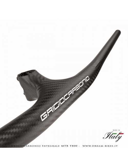 GrigioCarbonio Integrale MTB T800 Manubrio Carbon Ultraleggero da 139 gr.