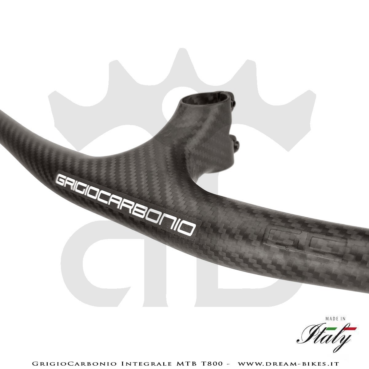 GrigioCarbonio Integrale MTB T800 Ultralight Carbon Handlebar from 139 gr.
