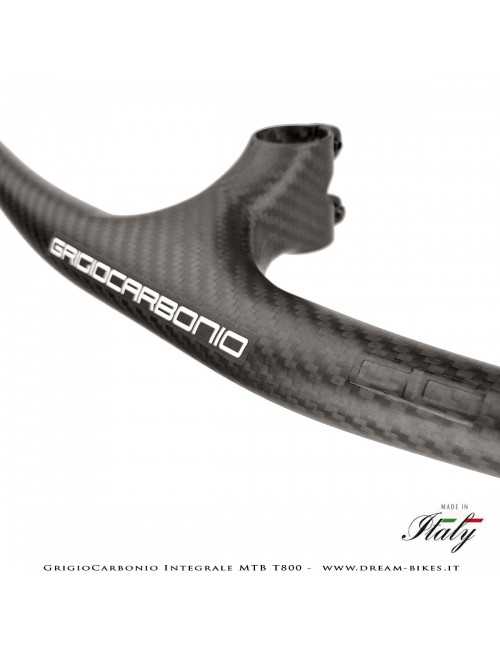 GrigioCarbonio Integrale MTB T800 Manubrio Carbon Ultraleggero da 139 gr.
