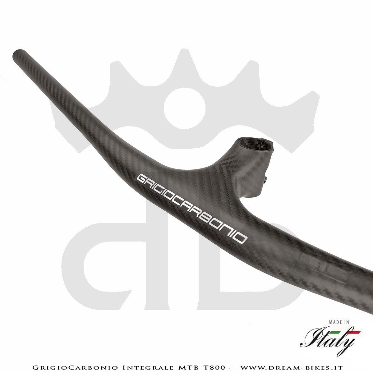 GrigioCarbonio Integrale MTB T800 Ultralight Carbon Handlebar from 139 gr.