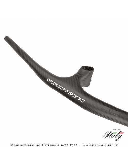 GrigioCarbonio Integrale MTB T800 Manubrio Carbon Ultraleggero da 139 gr.