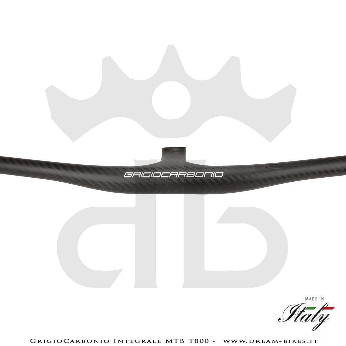 GrigioCarbonio Integrale MTB T800 Manubrio Carbon Ultraleggero da 139 gr.