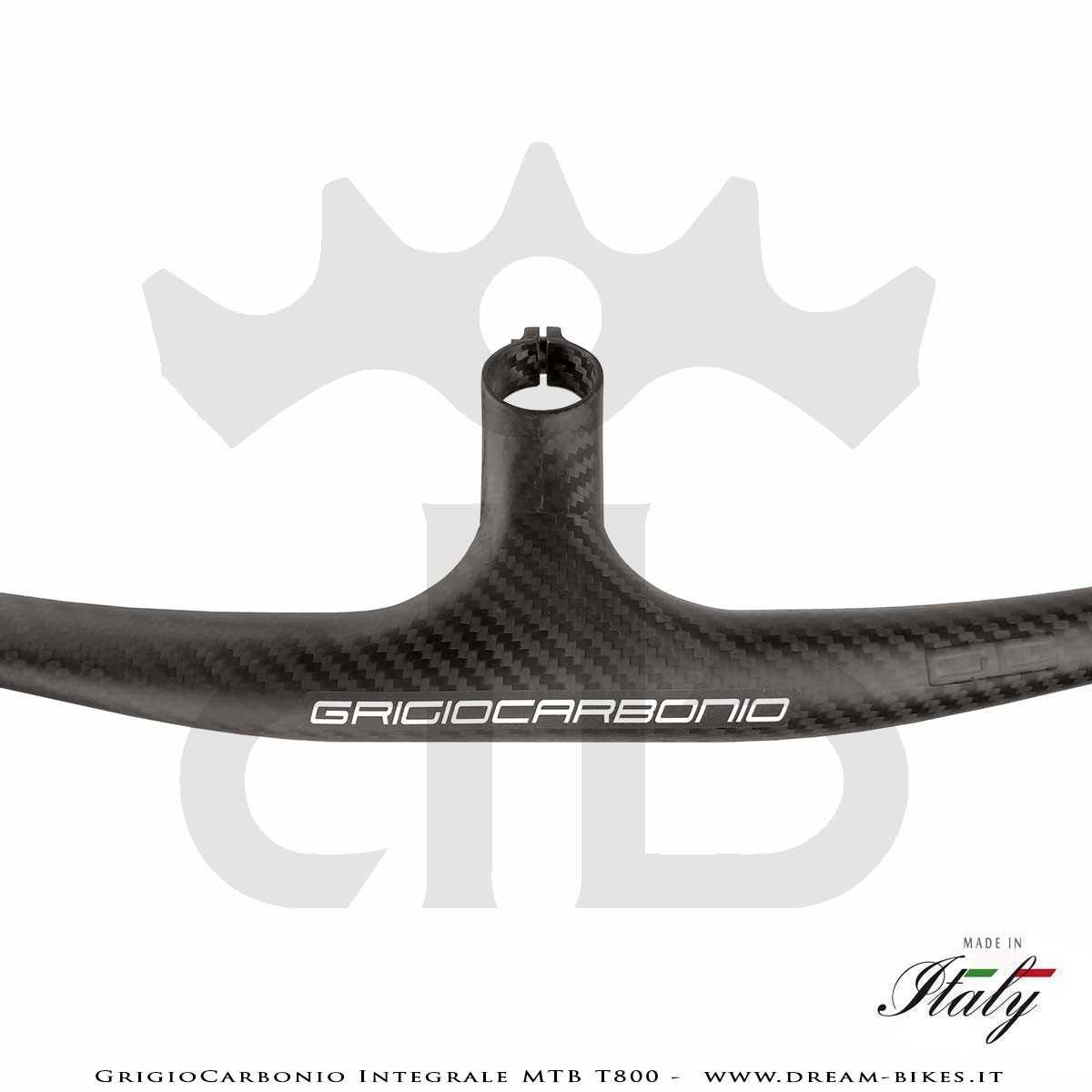 GrigioCarbonio Integrale MTB T800 Manubrio Carbon Ultraleggero da 139 gr.