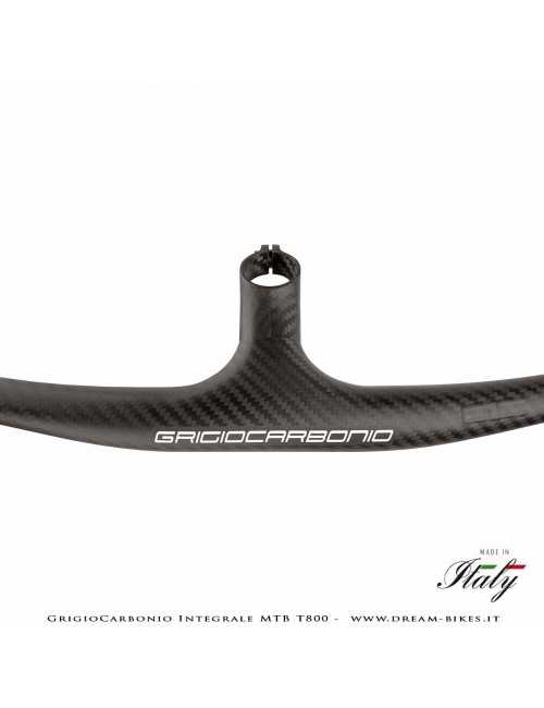GrigioCarbonio Integrale MTB T800 Manubrio Carbon Ultraleggero da 139 gr.
