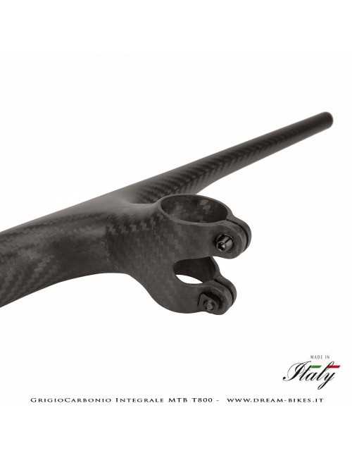 GrigioCarbonio Integrale MTB T800 Manubrio Carbon Ultraleggero da 139 gr.