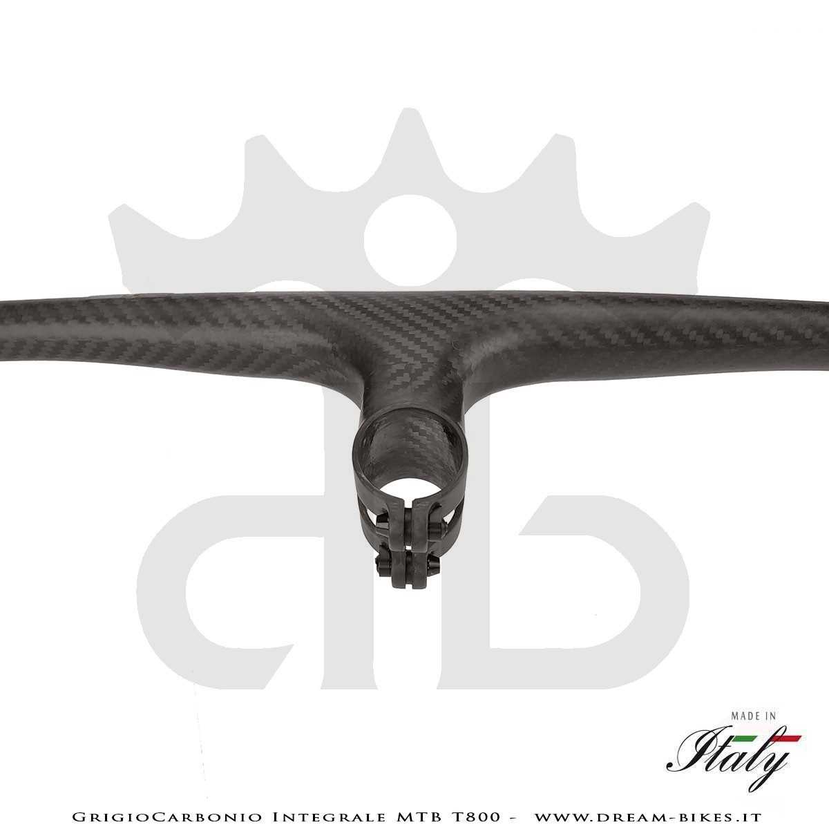 GrigioCarbonio Integrale MTB T800 Manubrio Carbon Ultraleggero da 139 gr.