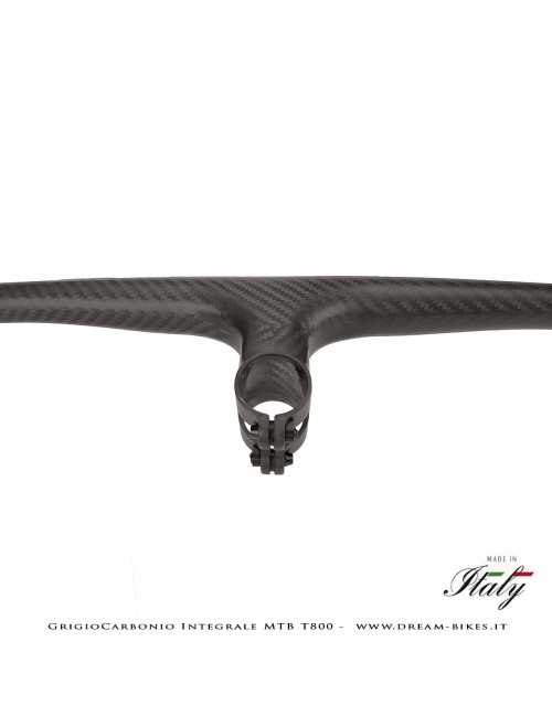 GrigioCarbonio Integrale MTB T800 Manubrio Carbon Ultraleggero da 139 gr.