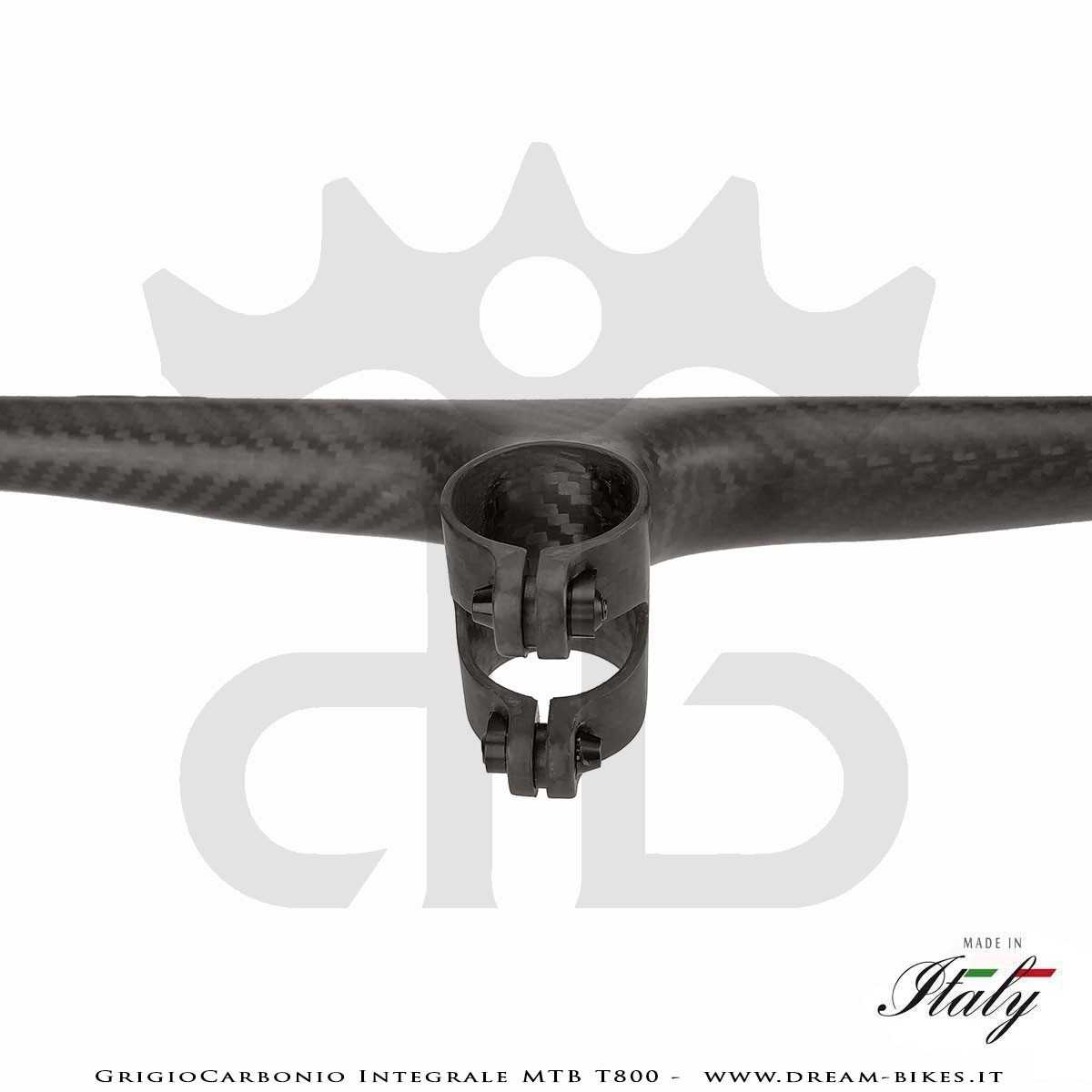 GrigioCarbonio Integrale MTB T800 Manubrio Carbon Ultraleggero da 139 gr.