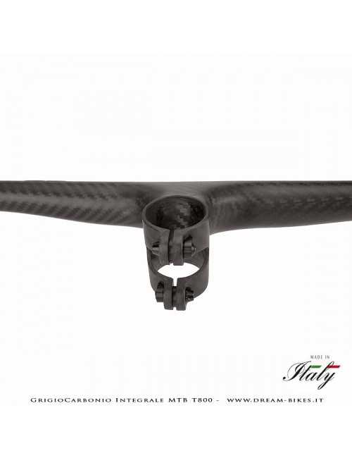 GrigioCarbonio Integrale MTB T800 Manubrio Carbon Ultraleggero da 139 gr.