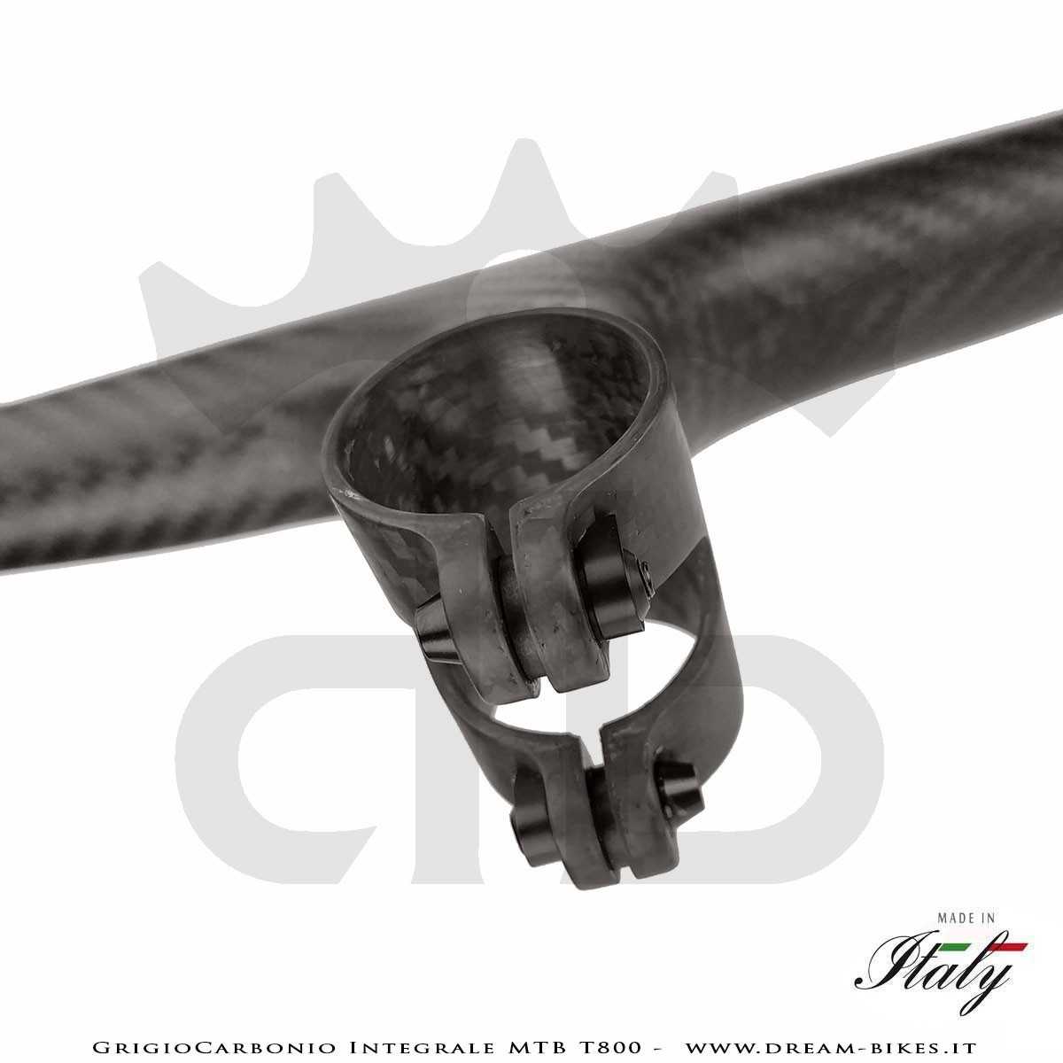 GrigioCarbonio Integrale MTB T800 Manubrio Carbon Ultraleggero da 139 gr.