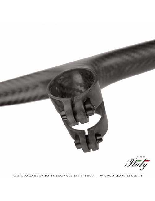 GrigioCarbonio Integrale MTB T800 Manubrio Carbon Ultraleggero da 139 gr.