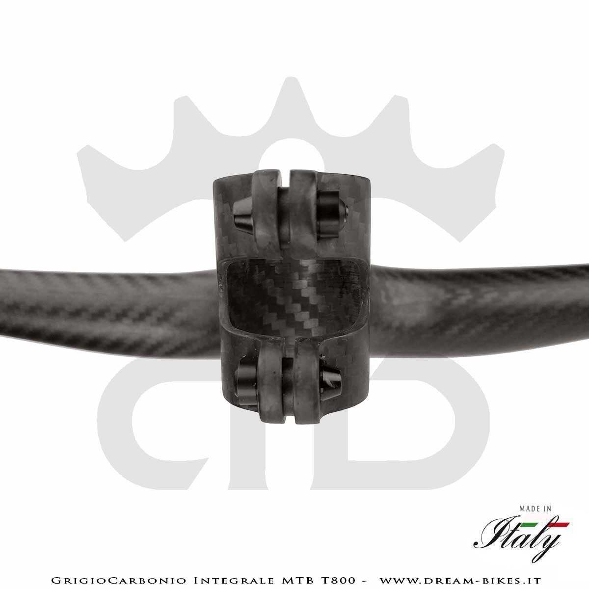 GrigioCarbonio Integrale MTB T800 Manubrio Carbon Ultraleggero da 139 gr.