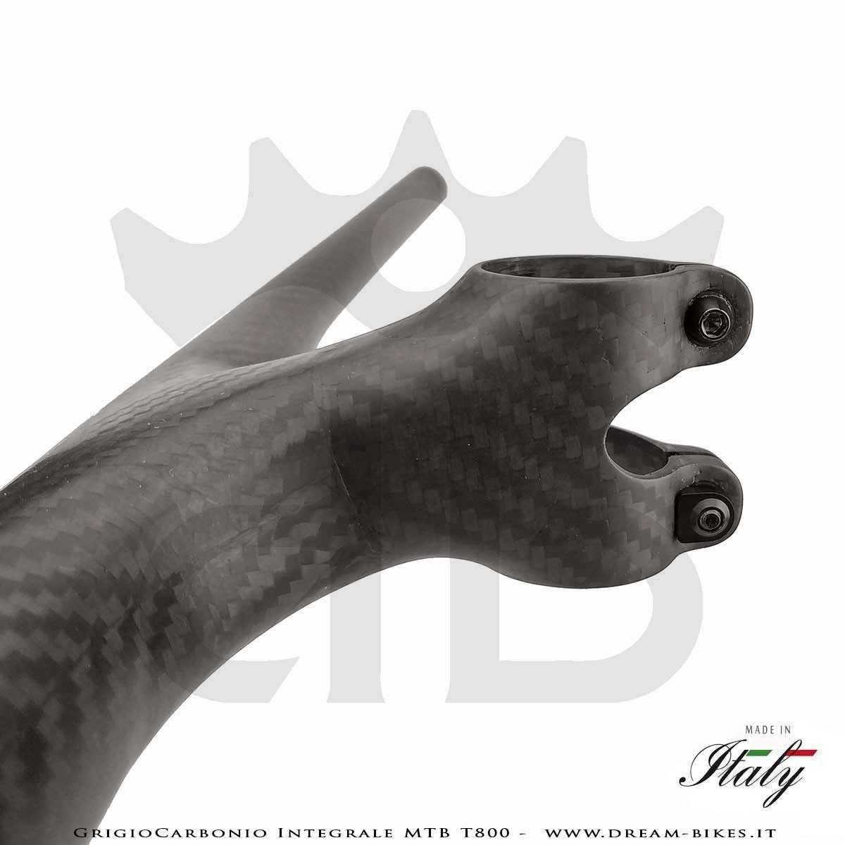 GrigioCarbonio Integrale MTB T800 Manubrio Carbon Ultraleggero da 139 gr.