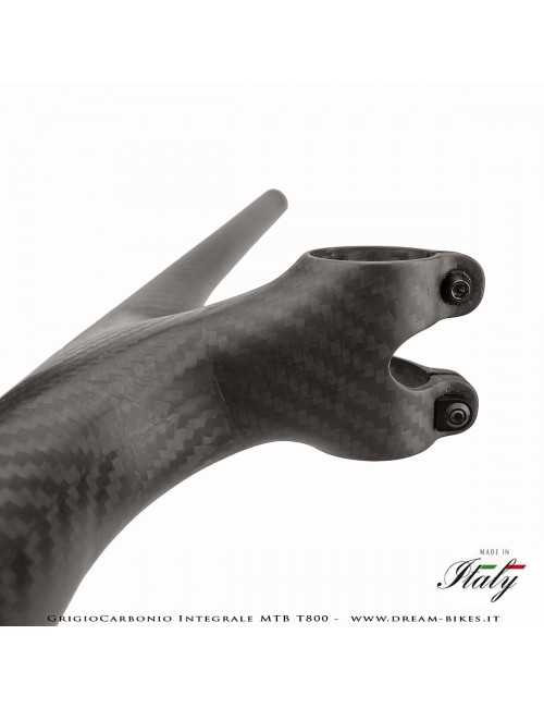 GrigioCarbonio Integrale MTB T800 Manubrio Carbon Ultraleggero da 139 gr.