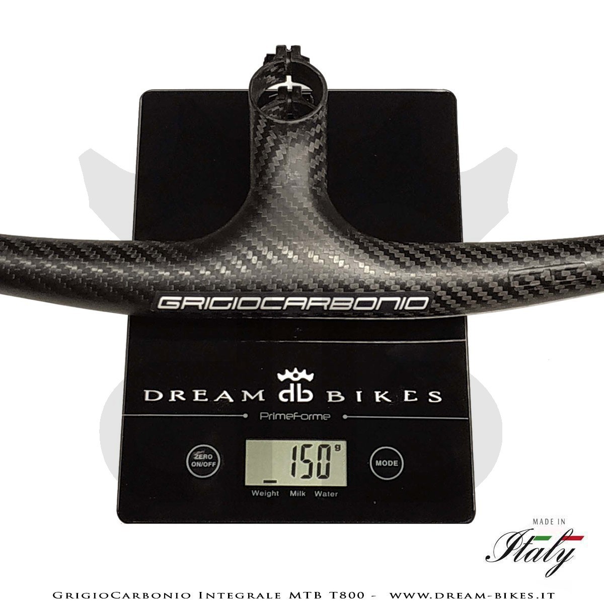 GrigioCarbonio Integrale MTB T800 Ultralight Carbon Handlebar from 139 gr.