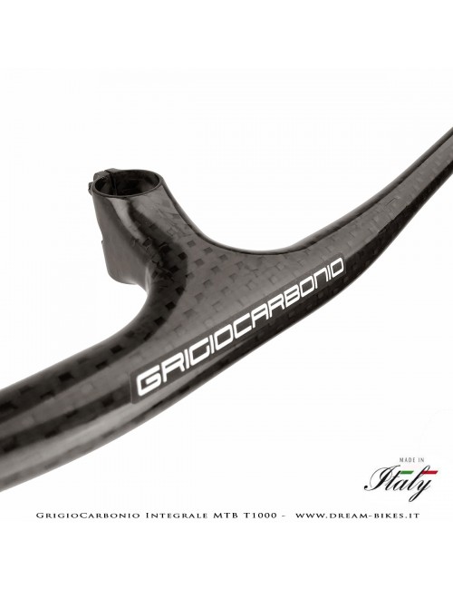 GrigioCarbonio Integrale MTB T1000 Manubrio Carbon Ultraleggero da 119 gr.